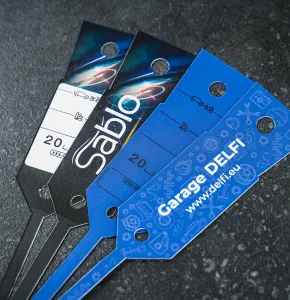 Personalised Budget Key tag with loop